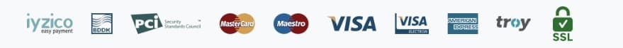 Ödeme ve Güvenlik Logoları